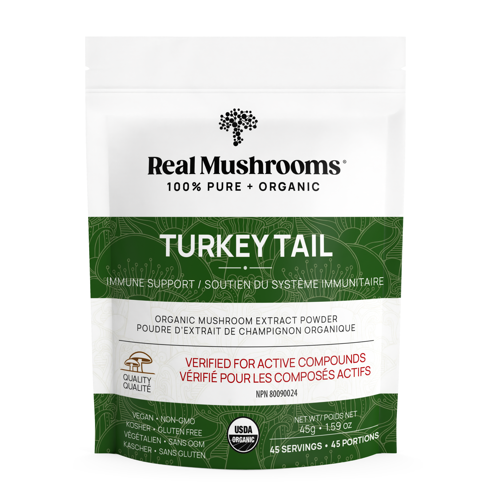 Real Mushrooms Turkey Tail Extract - JoyVIVA -  