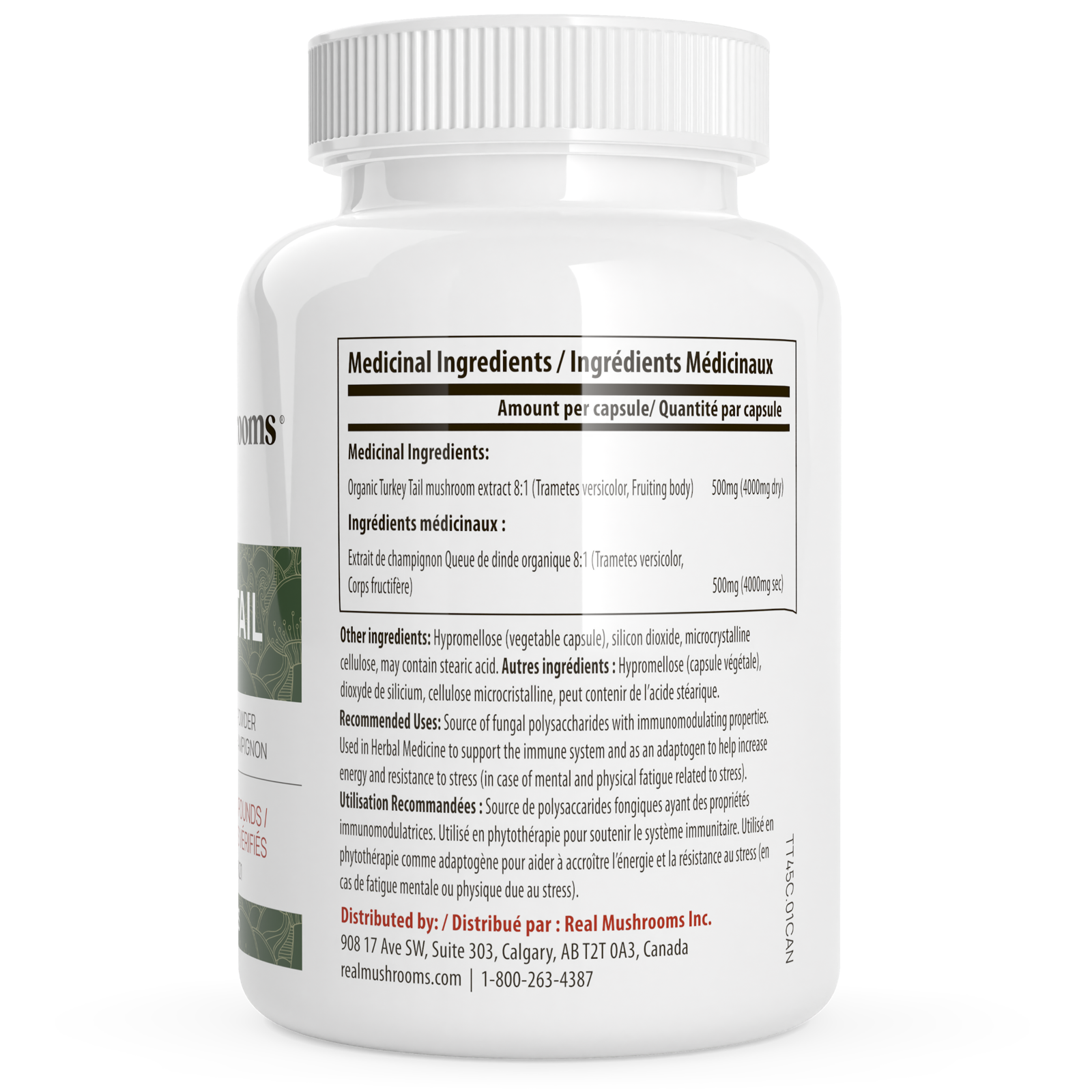 Real Mushrooms Turkey Tail Extract - JoyVIVA -  