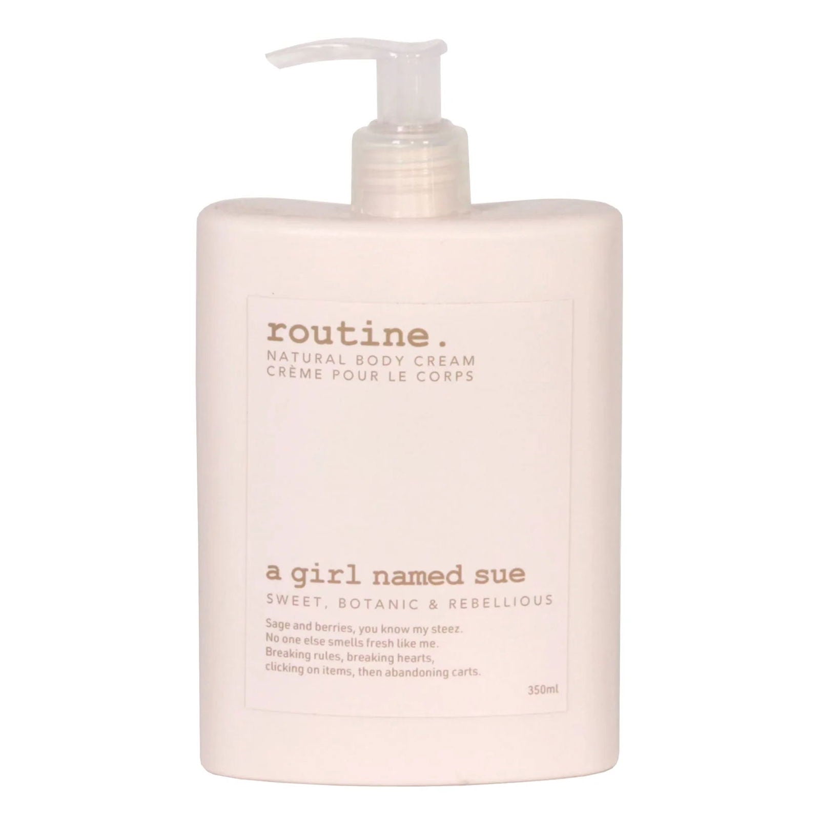 Routine A Girl Named Sue Natural Body Cream - JoyVIVA -  