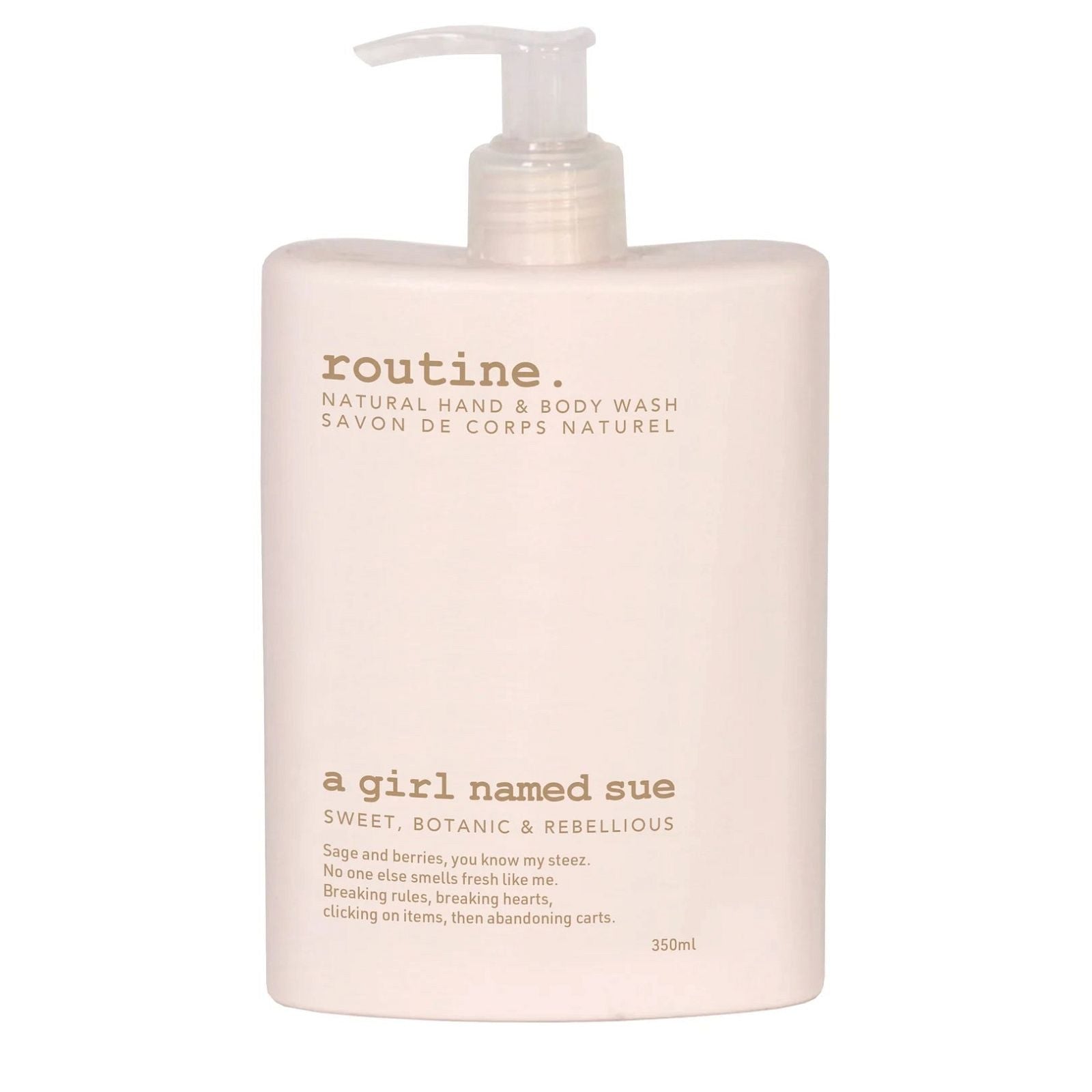 Routine A Girl Named Sue Natural Hand & Body Wash - JoyVIVA -  