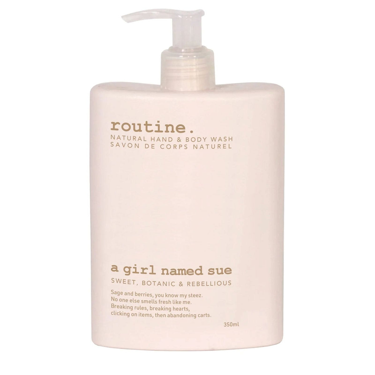 Routine A Girl Named Sue Natural Hand & Body Wash - JoyVIVA -  