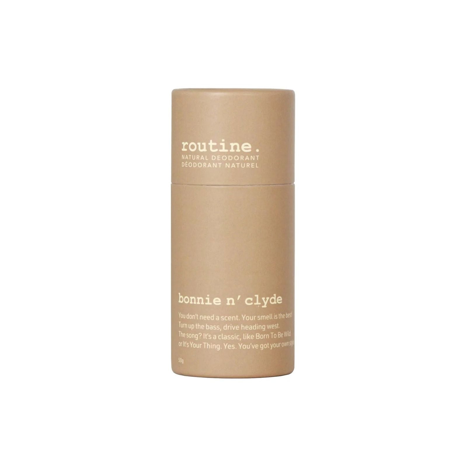 Routine Bonnie N' Clyde Natural Deodorant (Unscented) - JoyVIVA -  
