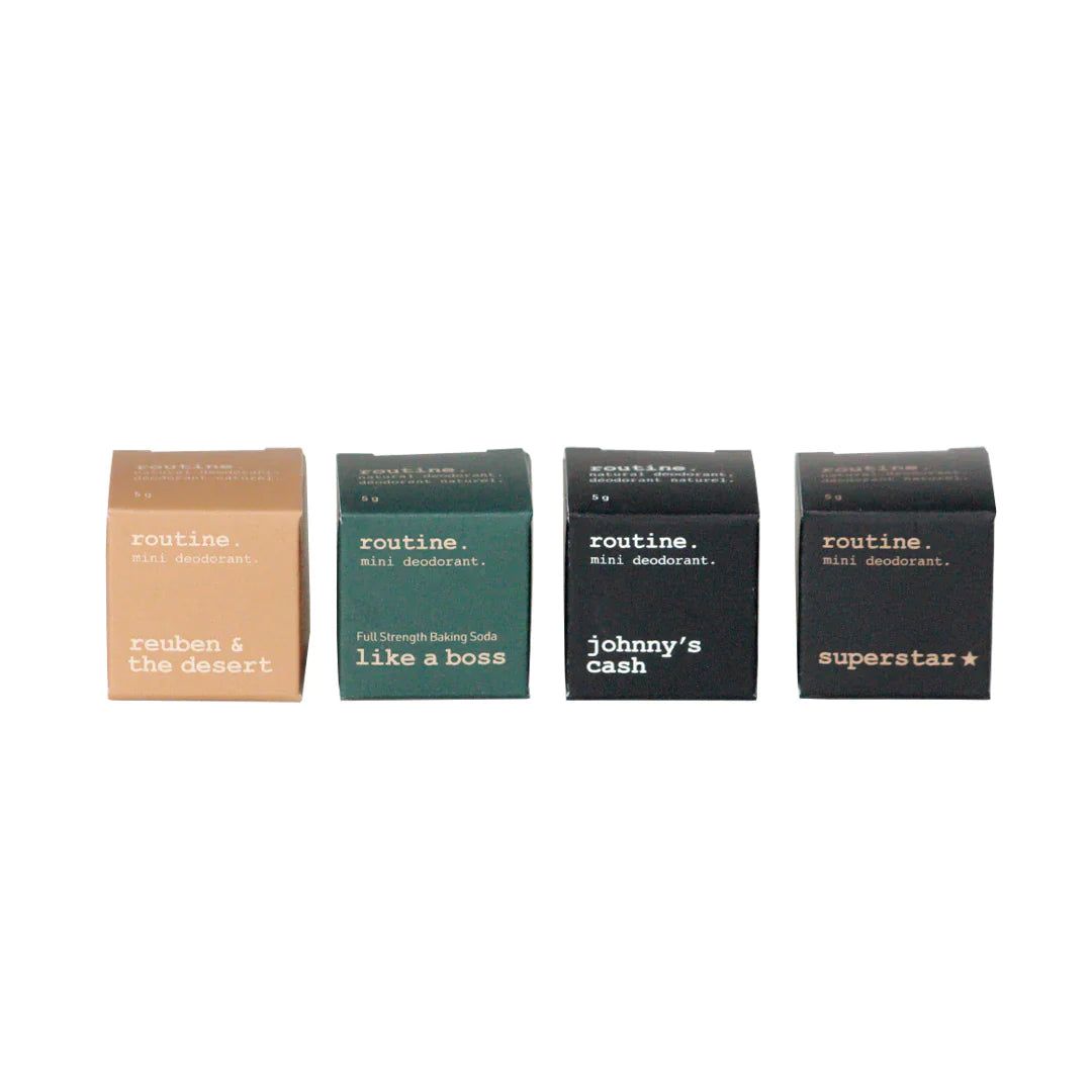 Routine Deep, Dark & Woods Mini Deodorants Kit - JoyVIVA -  