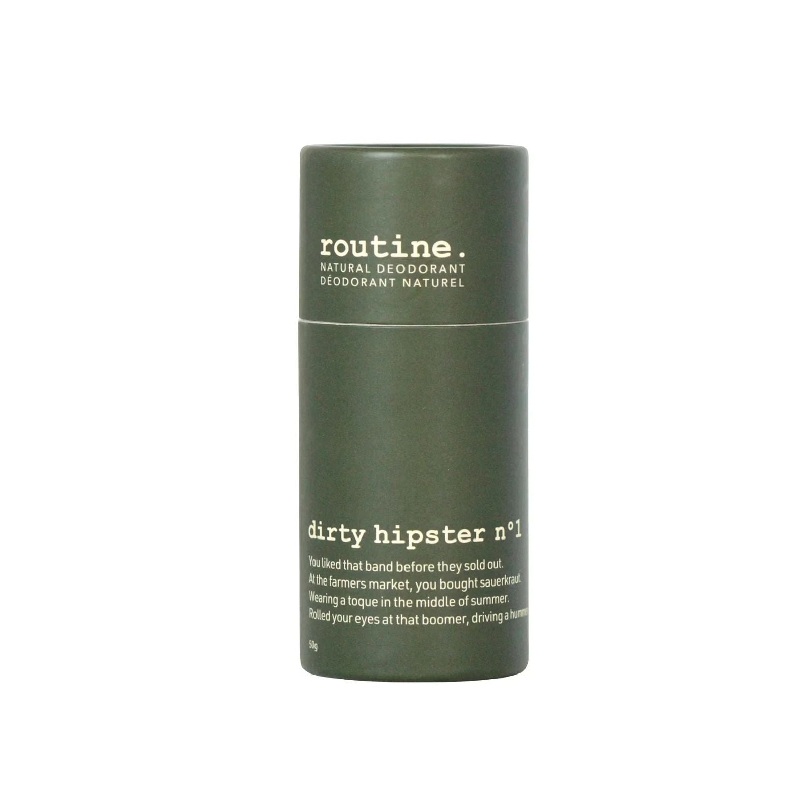 Routine Dirty Hipster Natural Deodorant - JoyVIVA -  