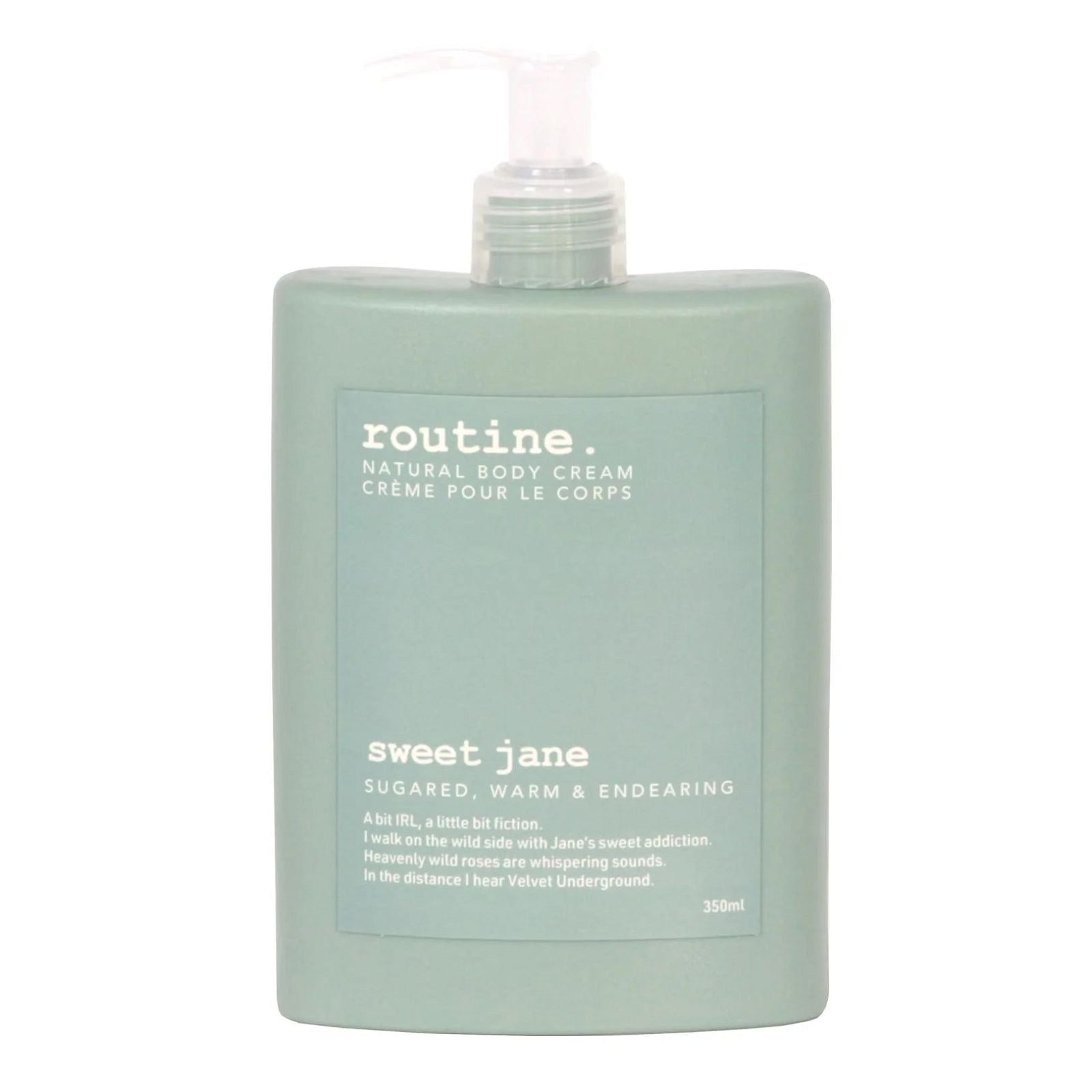 Routine Sweet Jane Natural Body Cream - JoyVIVA -  