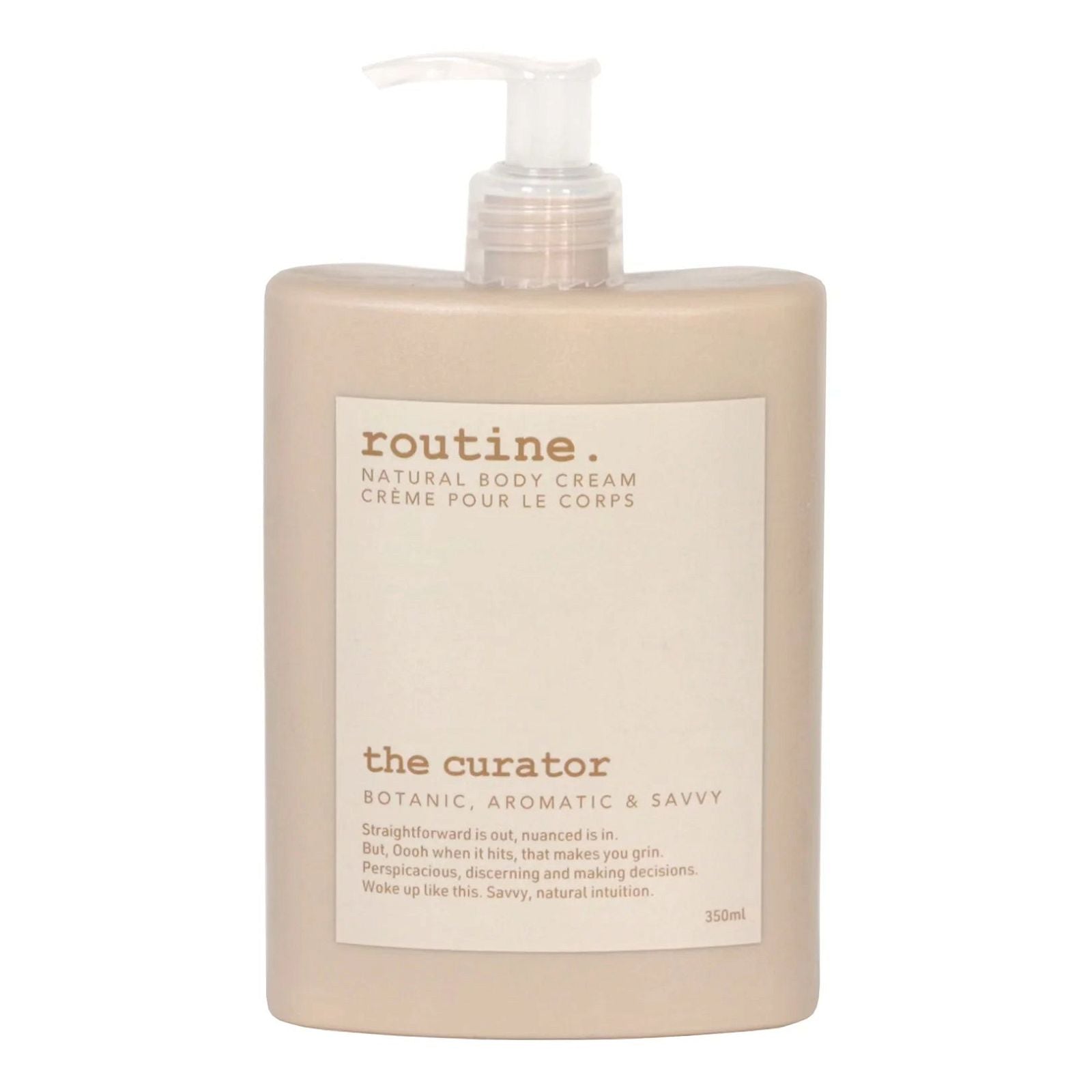 Routine The Curator Natural Body Cream - JoyVIVA -  
