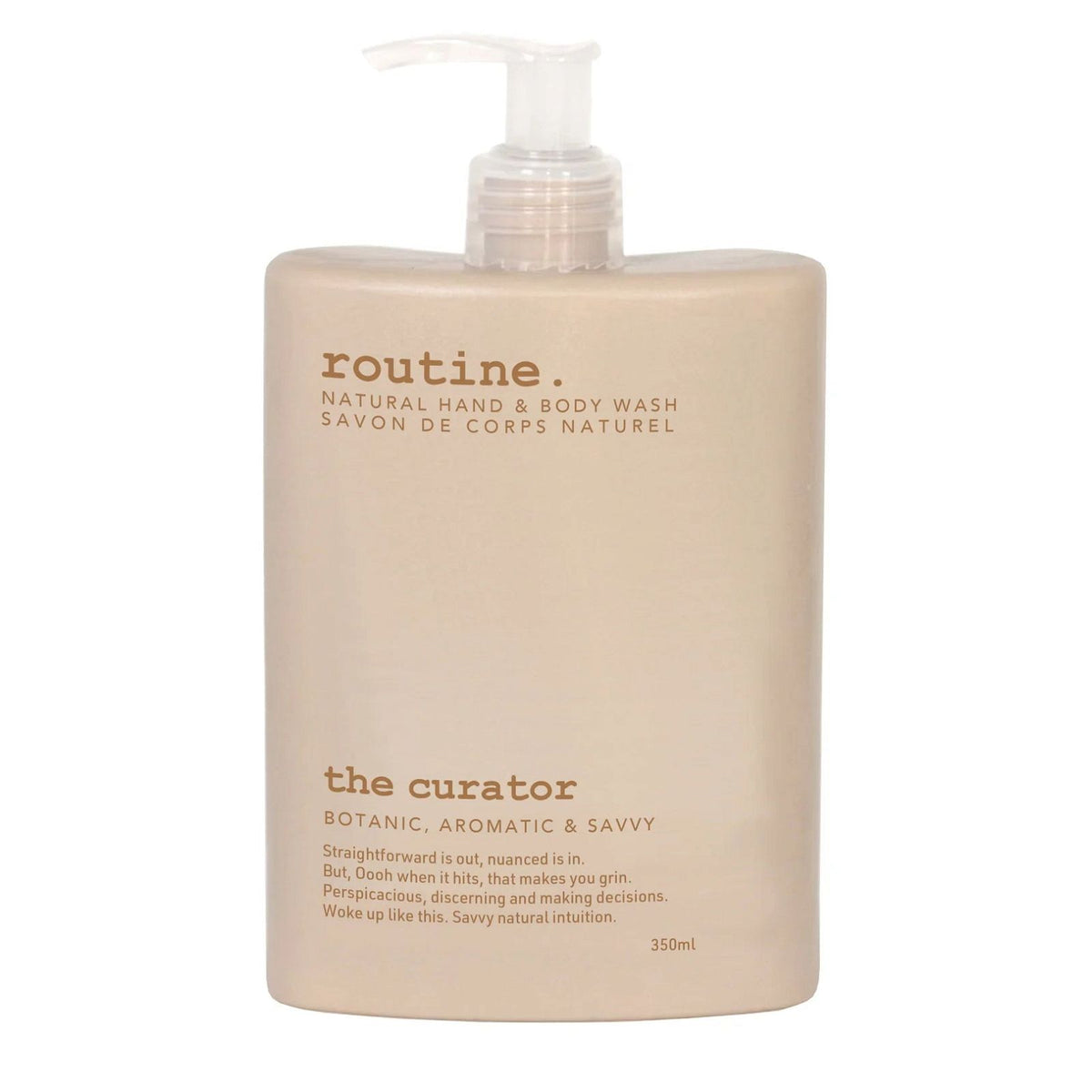 Routine The Curator Natural Hand & Body Wash - JoyVIVA -  