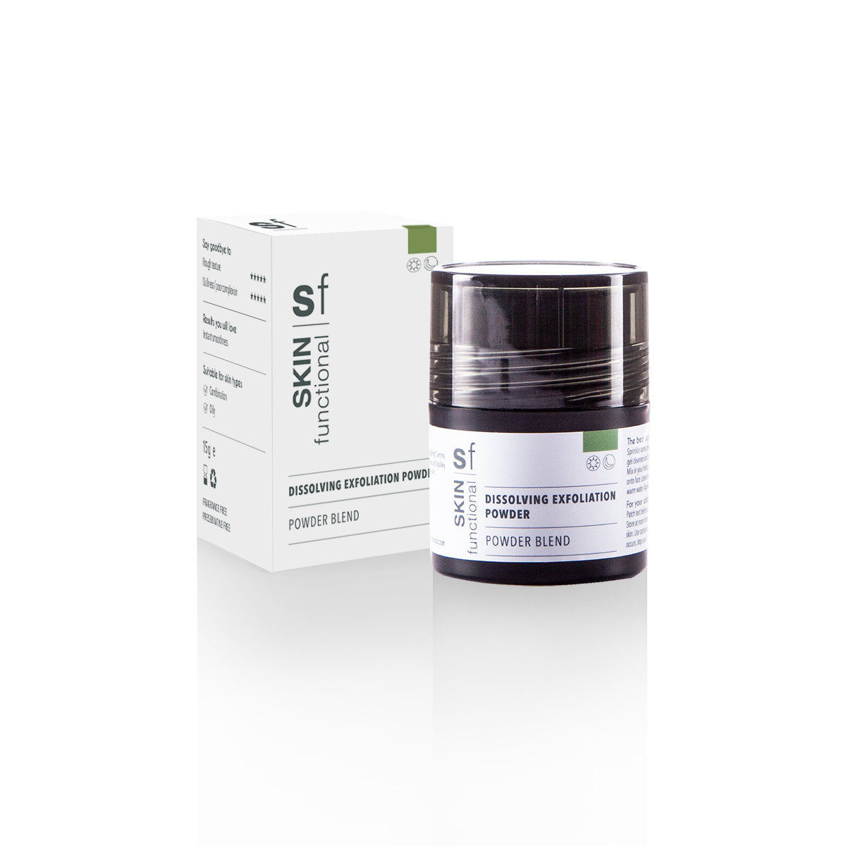 SKIN Functional Dissolving Exfoliation Powder (Powder Blend)