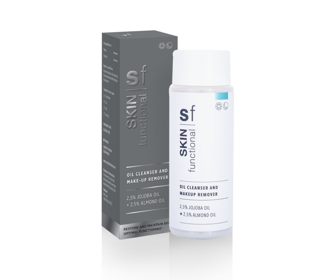 SKIN Functional Oil Cleanser and Makeup Remover (2.5% Jojoba Oil + 2.5% Almond Oil)