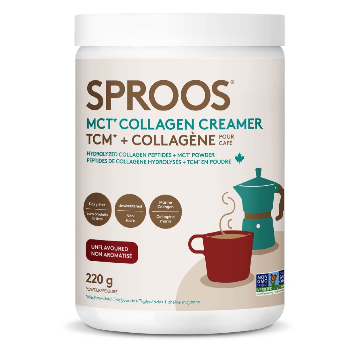 Sproos MCT Collagen Creamer - JoyVIVA -  