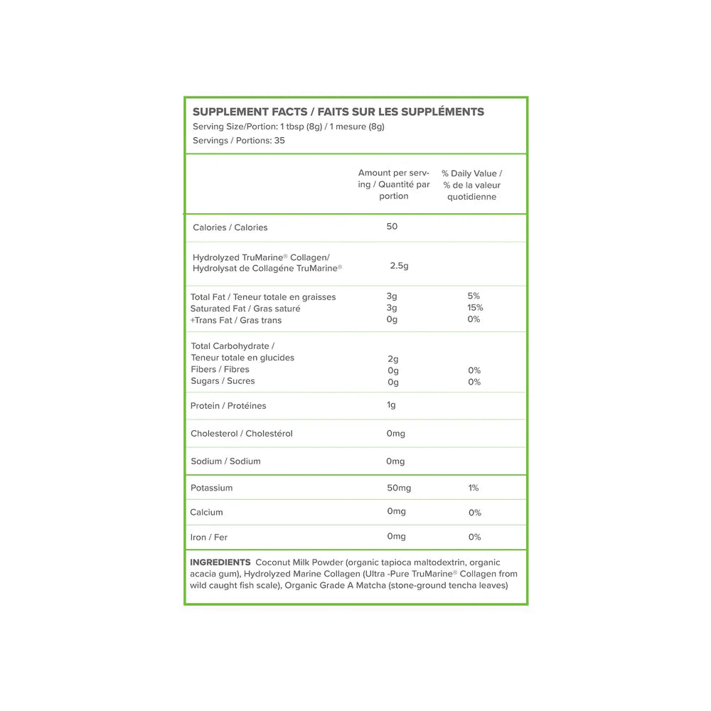TruMarine® Collagen + Matcha Misto