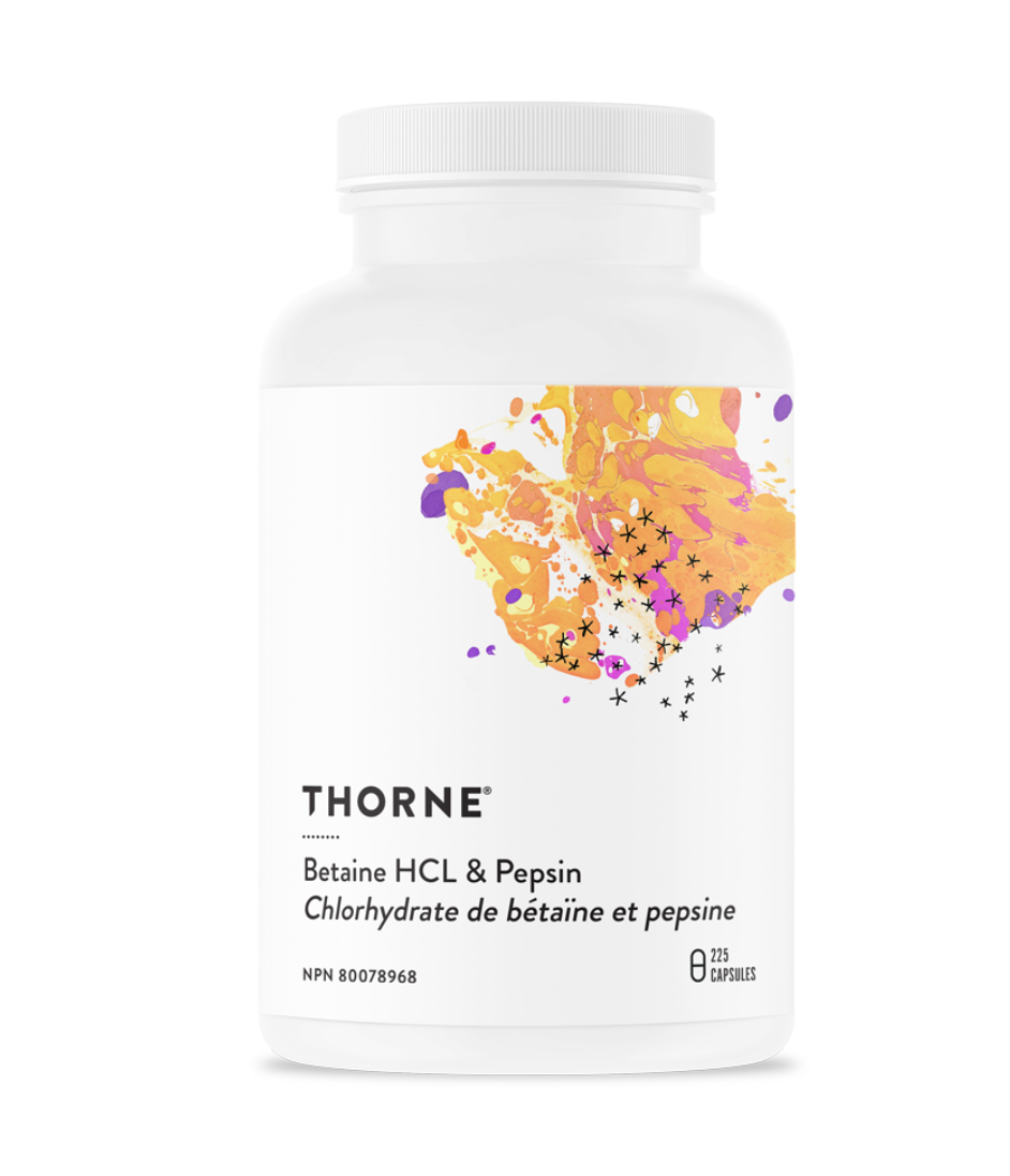 Thorne Betaine HCL & Pepsin - JoyVIVA -  