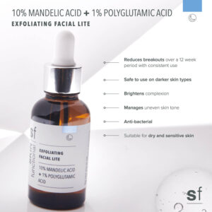 SKIN Functional Exfoliating Facial Lite (10% Mandelic Acid + 1% Polyglutamic Acid)
