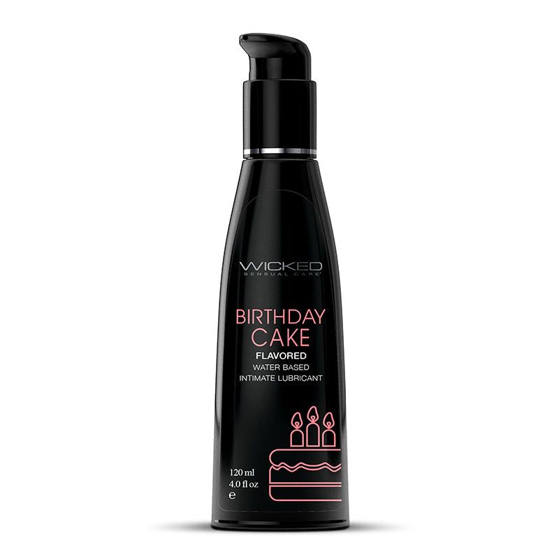 Wicked Sensual Care Birthday Cake Flavoured Water Based Intimate Lubricant - JoyVIVA -  