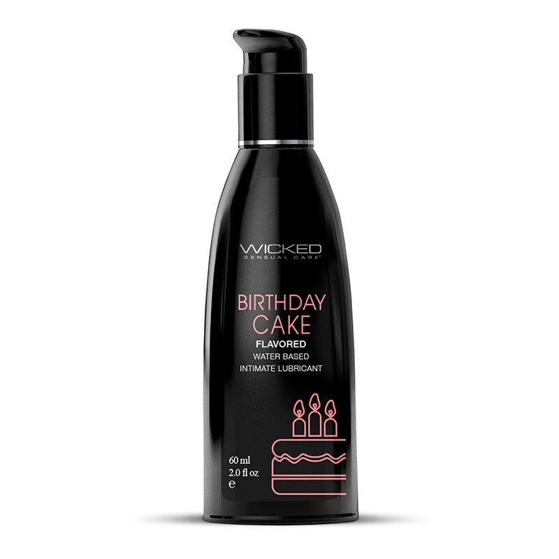 Wicked Sensual Care Birthday Cake Flavoured Water Based Intimate Lubricant - JoyVIVA -  