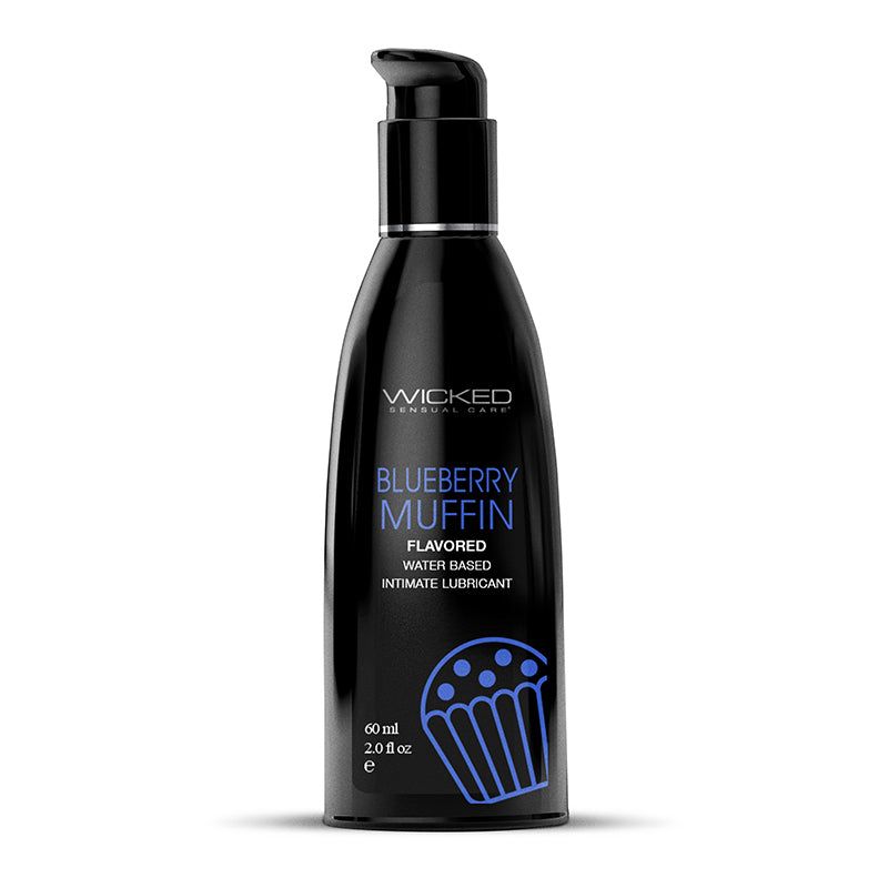 Wicked Sensual Care Blueberry Muffin Flavored Water Based Intimate Lubricant - JoyVIVA -  