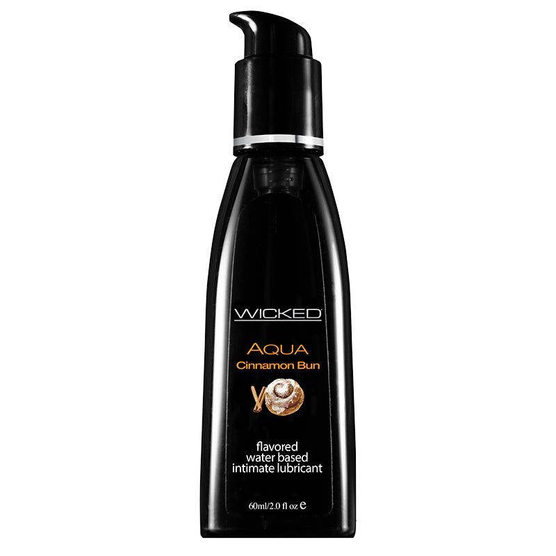 Wicked Sensual Care Cinnamon Bun Flavored Water Based Intimate Lubricant - JoyVIVA -  