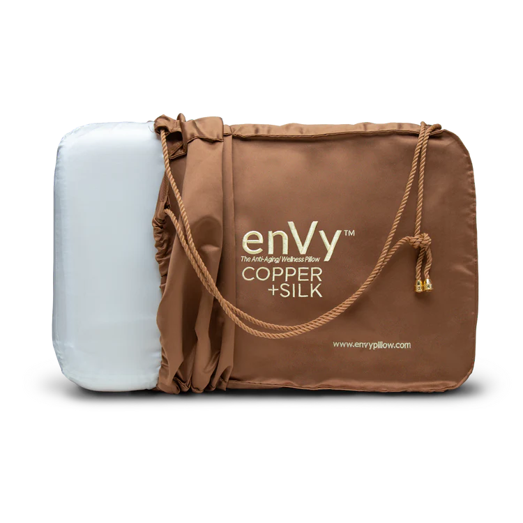 enVy SILK + COPPER Infused Organic Latex Anti-Aging Pillow