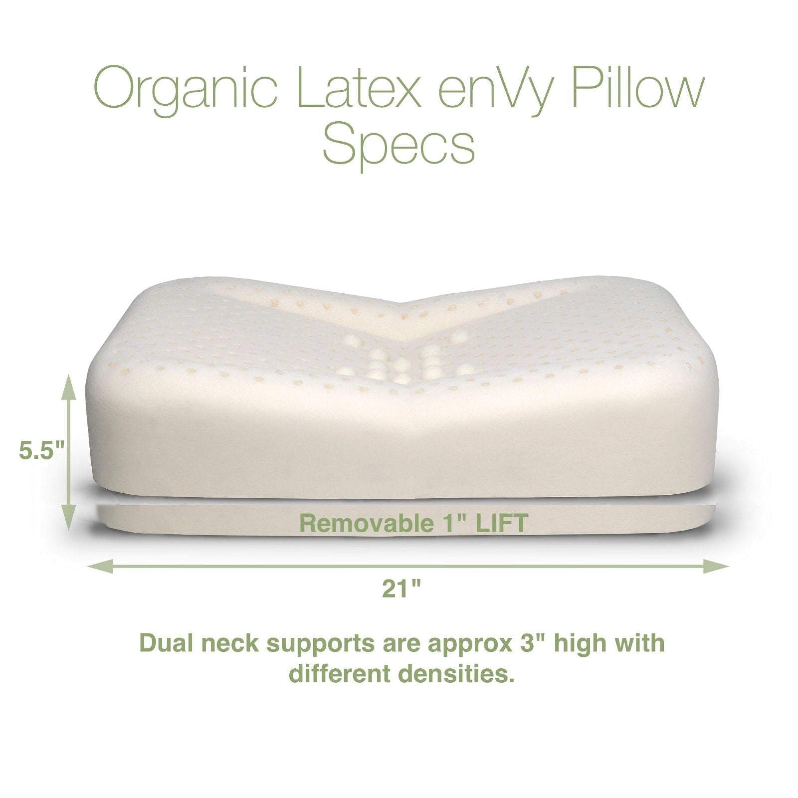 enVy RX TENCEL Covered Organic Latex Anti-Aging Pillow - JoyVIVA -  