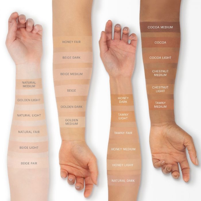 Glo Skin Beauty Pressed Base Swatches