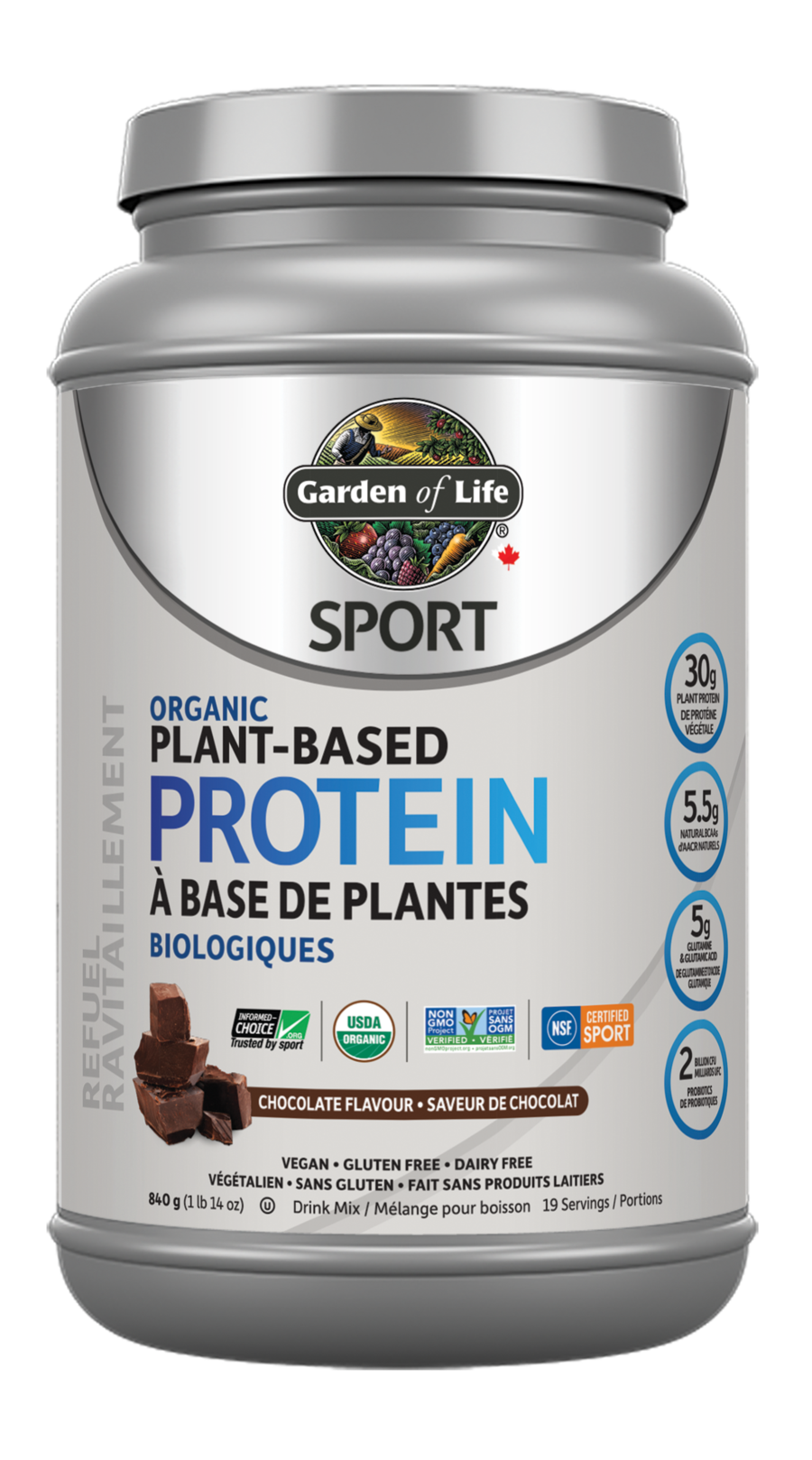 Garden of Life SPORT Organic Plant-Based Protein