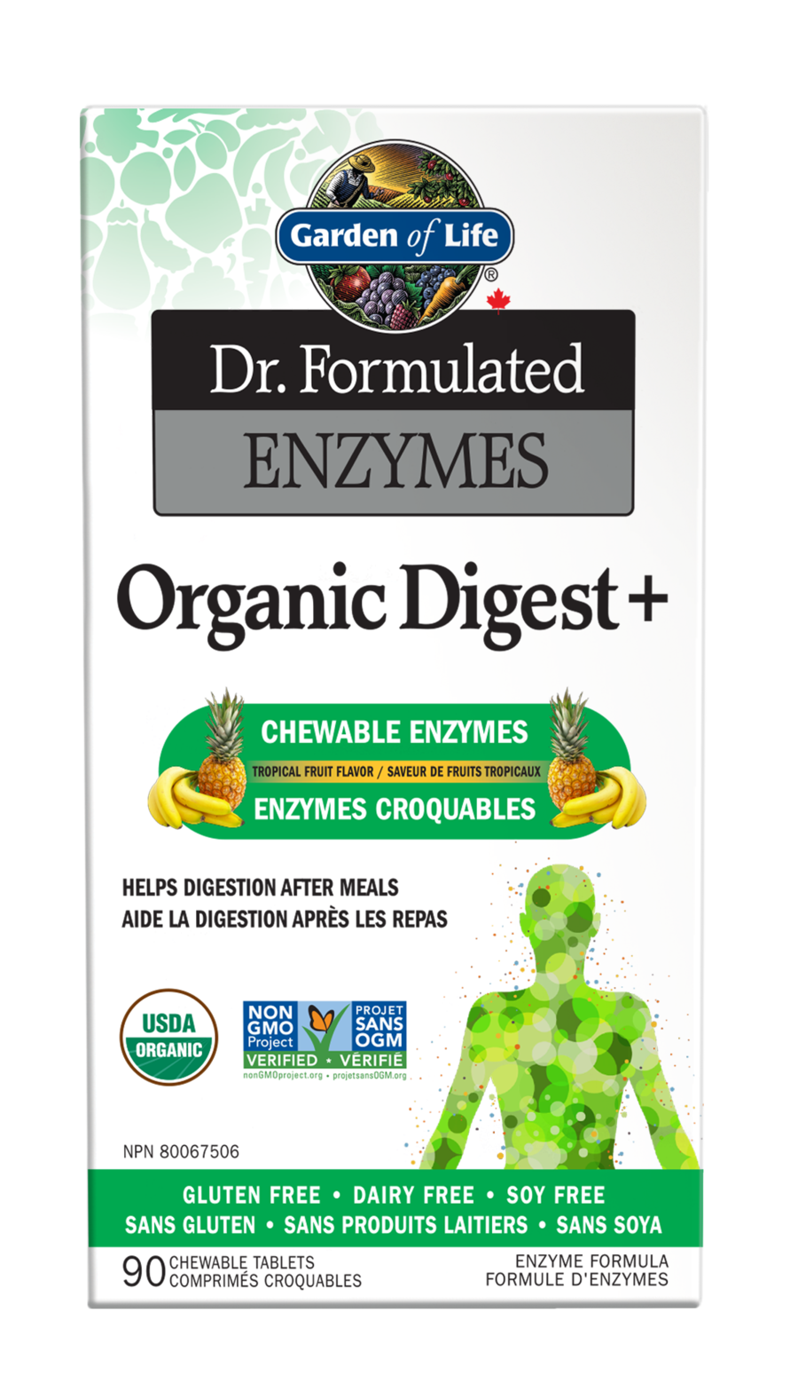 Garden of Life Dr. Formulated Enzymes Organic Digest+ Chewables