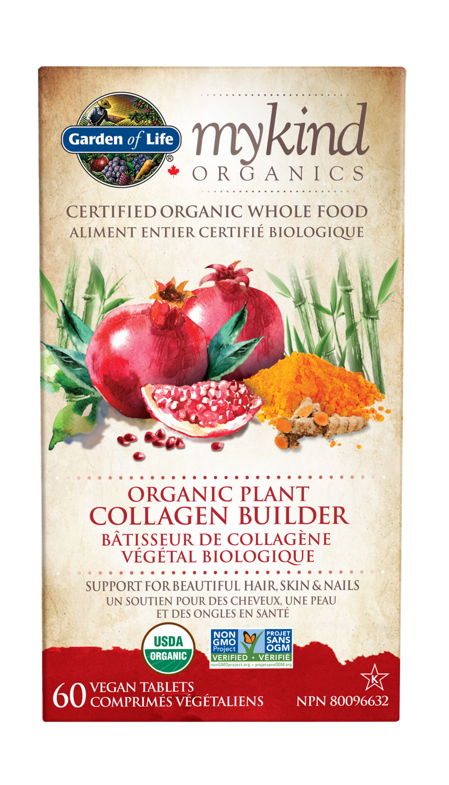 Garden of Life Mykind Organics Organic Plant Collagen Builder