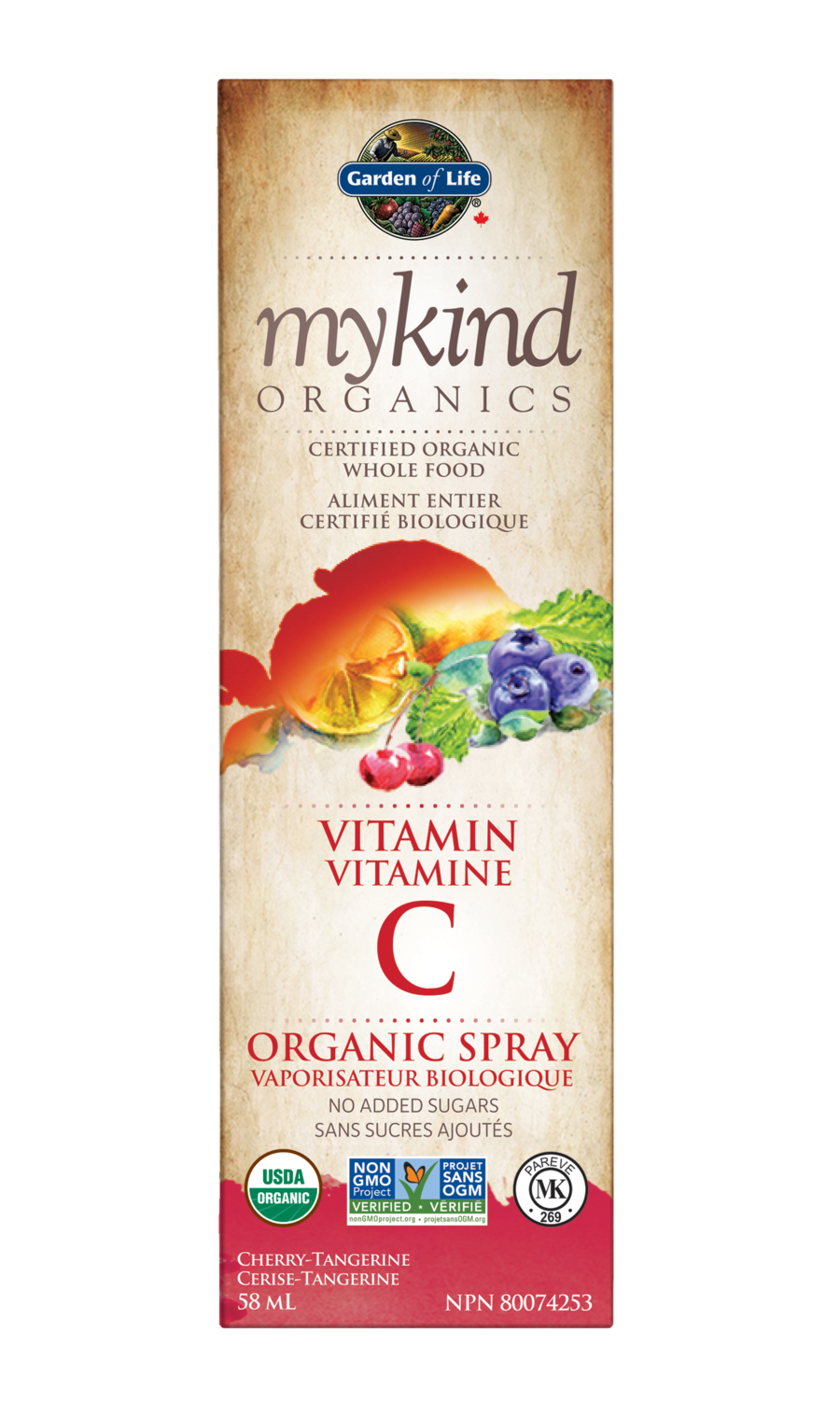 Garden of Life Mykind Organics Vitamin C Spray