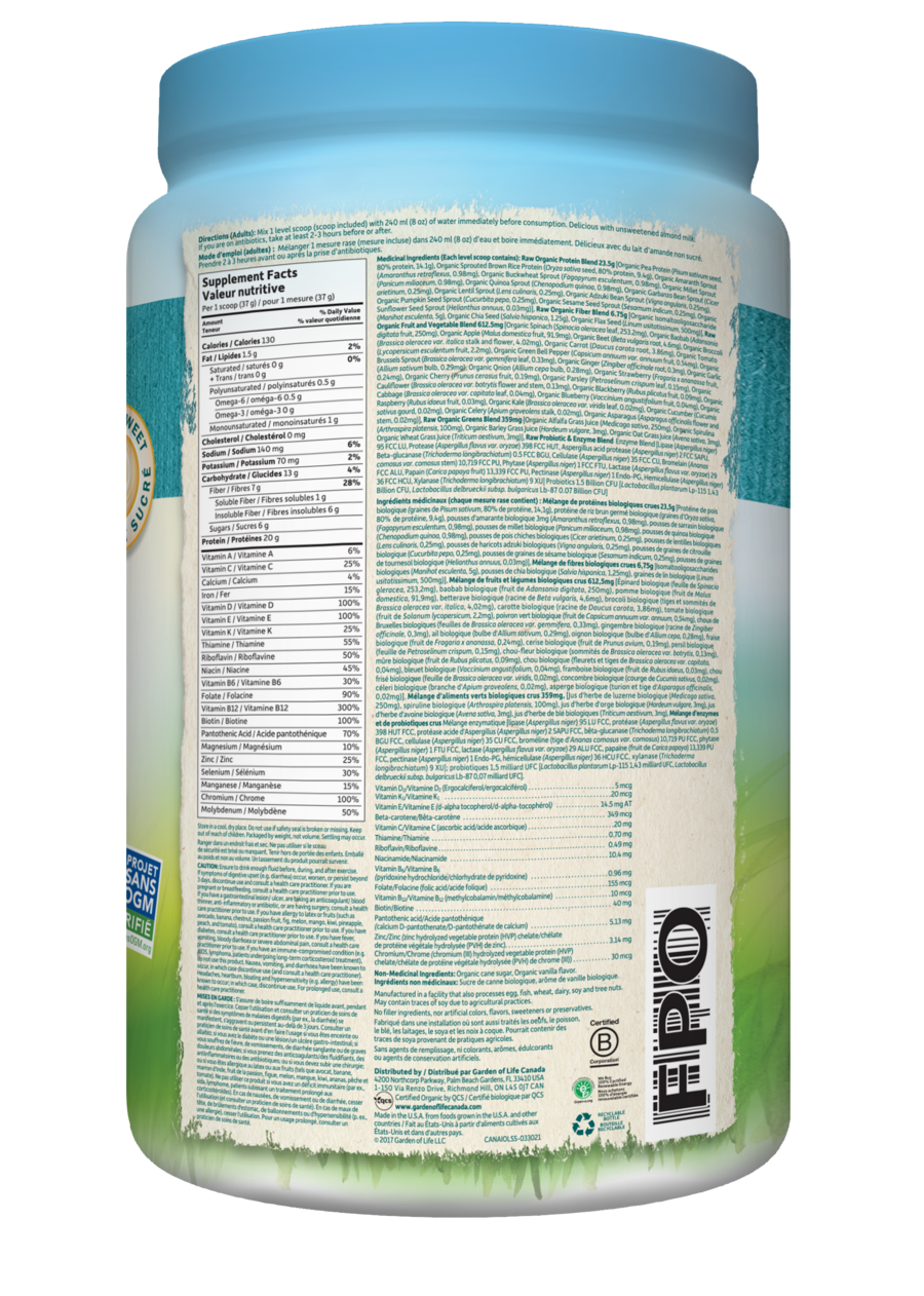 Garden of Life Raw All-In-One Nutritional Shake