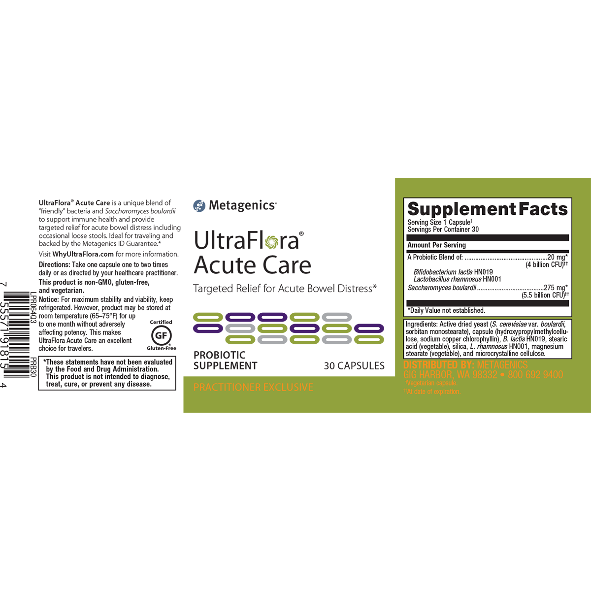 Metagenics UltraFlora Acute Care