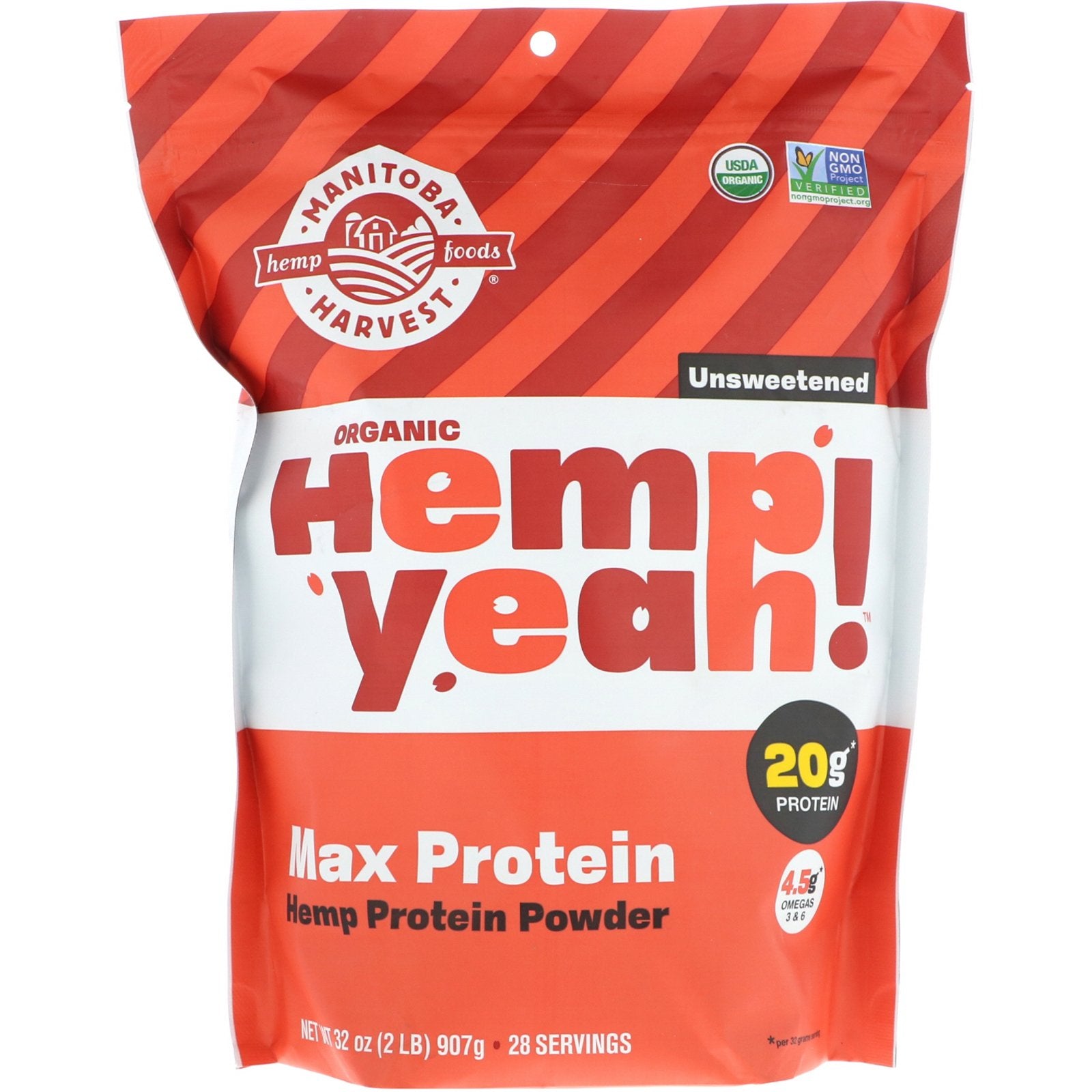 Manitoba Harvest Hemp Yeah Max Protein Organic