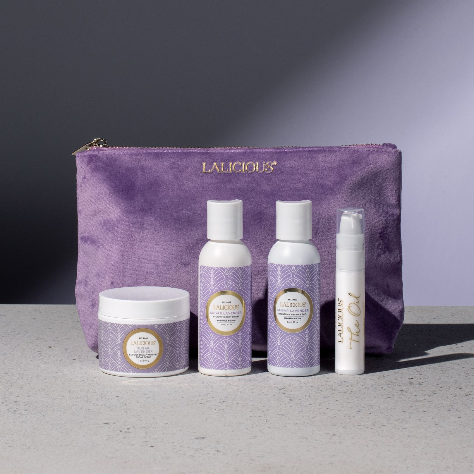 Lalicious Sugar Lavender Travel Set