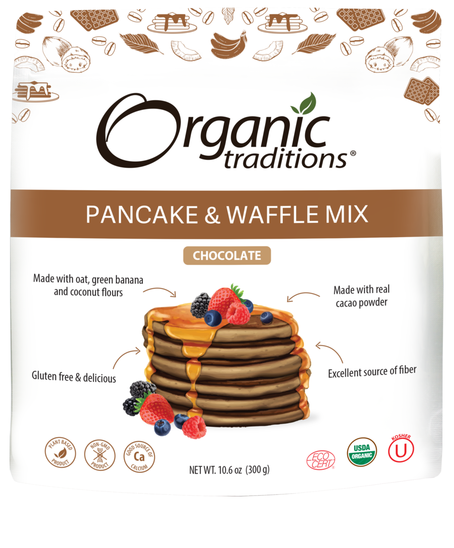Organic Traditions Pancake & Waffle Chocolate Mix