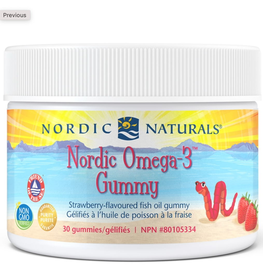 Nordic Naturals Omega-3 Gummies (Strawberry)