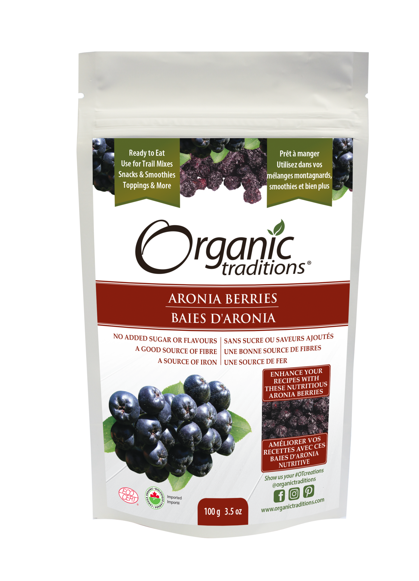 Organic Traditions Aronia Berries