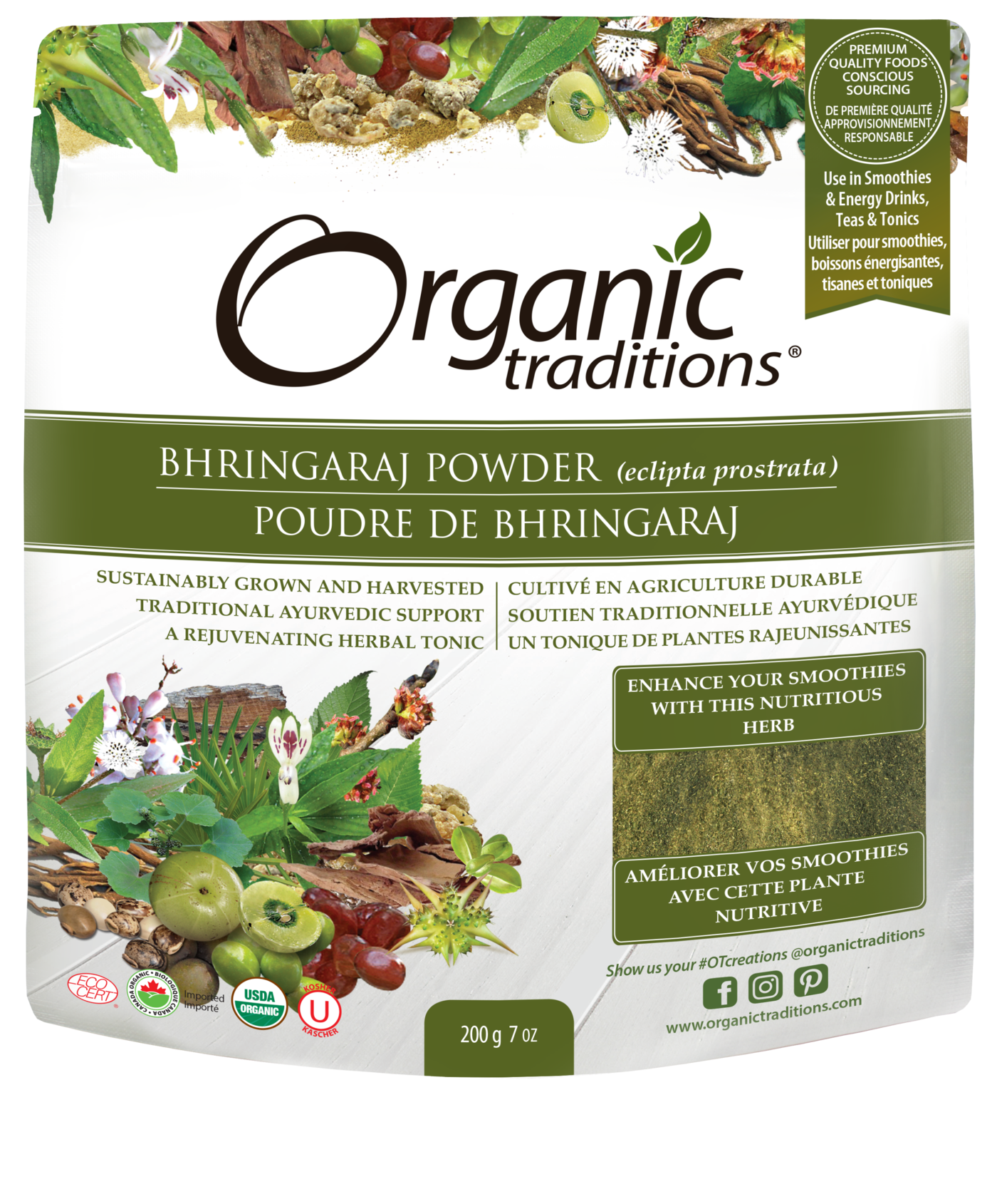 Organic Traditions Bhringaraj Powder