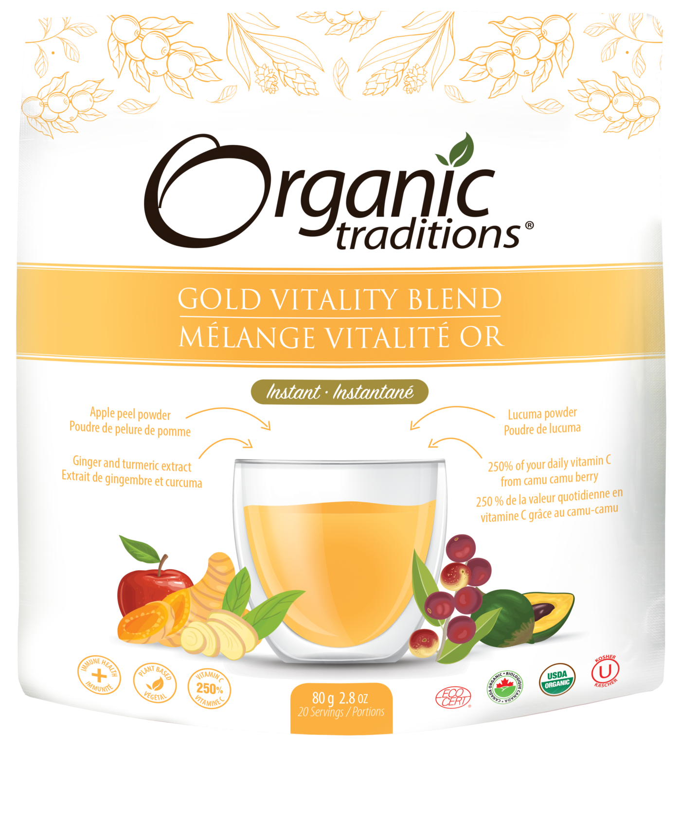 Organic Traditions Gold Vitality Blend