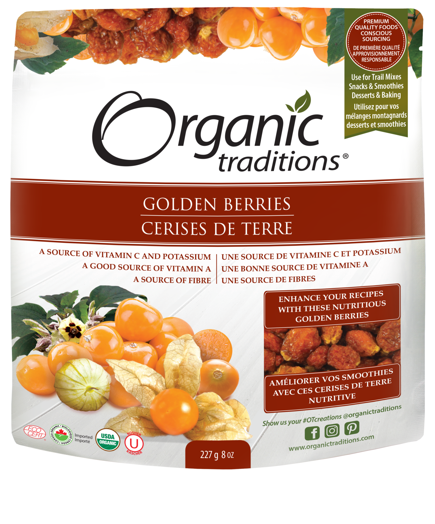 Organic Traditions Golden Berries