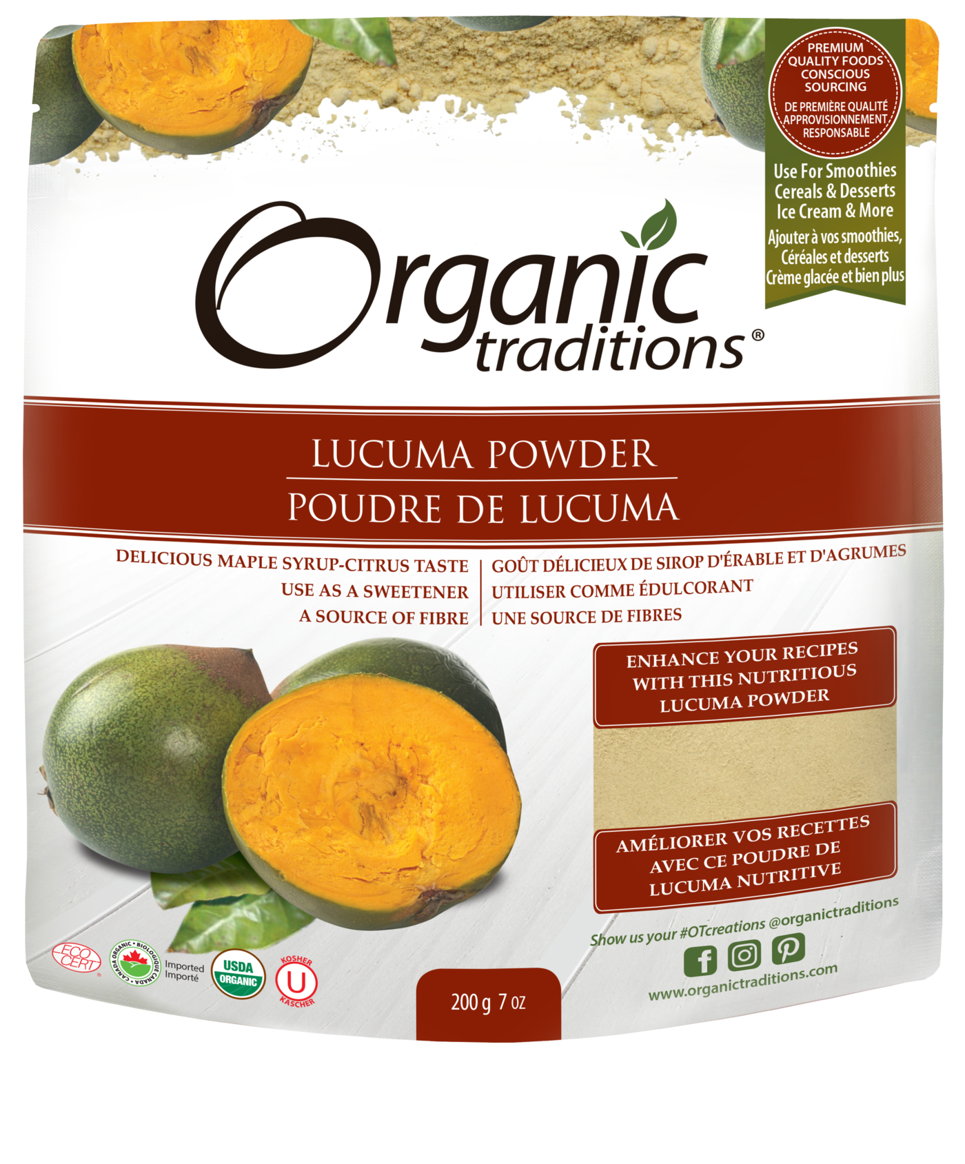 Organic Traditions Lucuma Powder