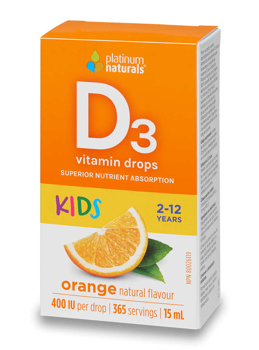 Platinum Naturals Vitamin D3 Drops For Kids