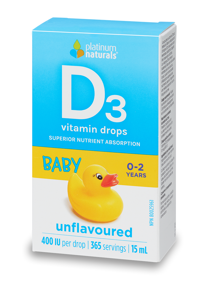 Platinum Naturals Vitamin D3 Drops For Babies