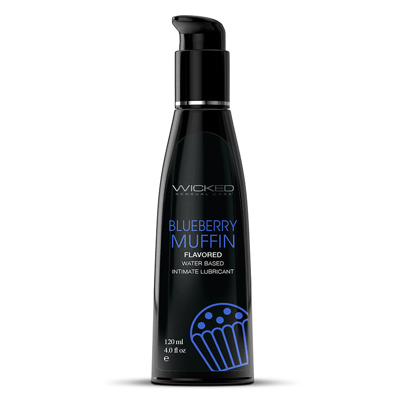 Wicked Sensual Care Blueberry Muffin Flavored Water Based Intimate Lubricant