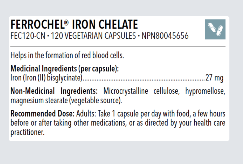 Designs for Health Ferrochel Iron Chelate