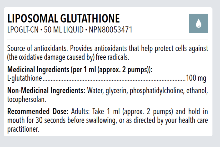 Designs for Health Liposomal Glutathione